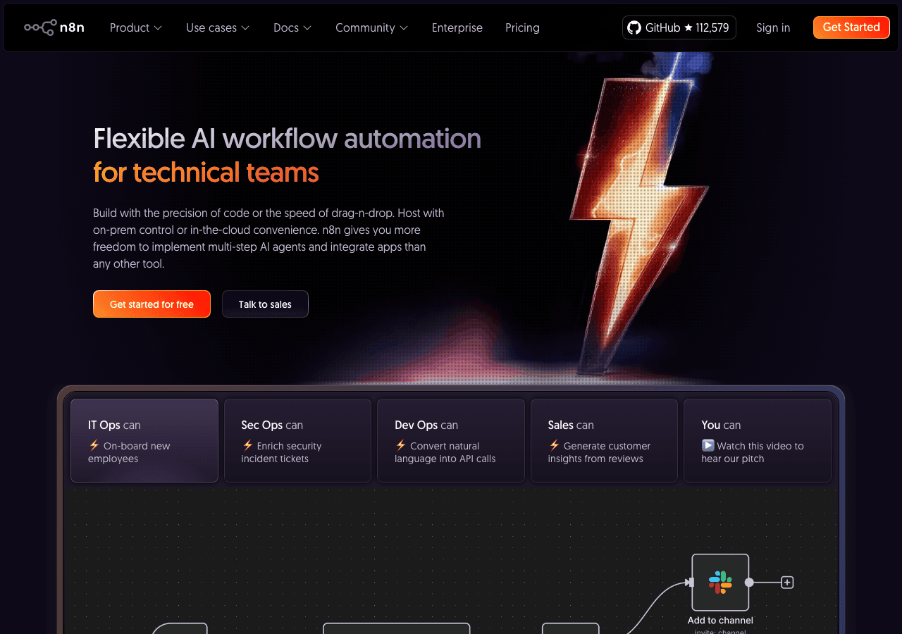 n8n Screenshot - AI tool for Software Developers