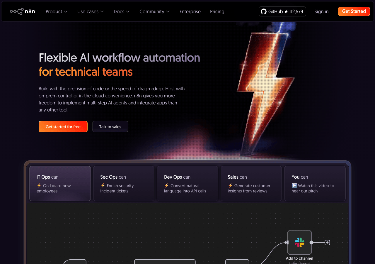 n8n Productivity & Collaboration showing Productivity & Collaboration - Open-source workflow automation with native AI