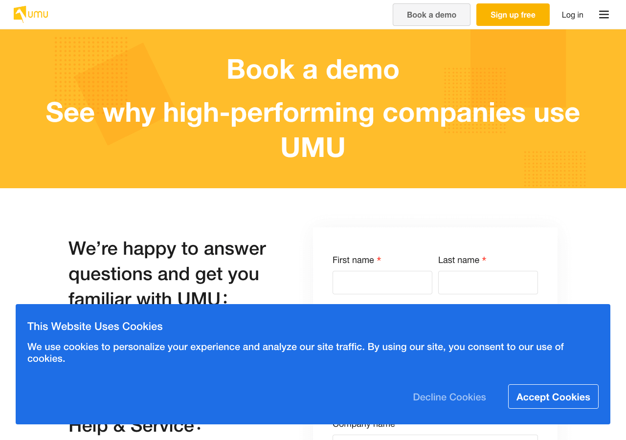 UMU Conversational AI showing Conversational AI - Empowering communication through AI