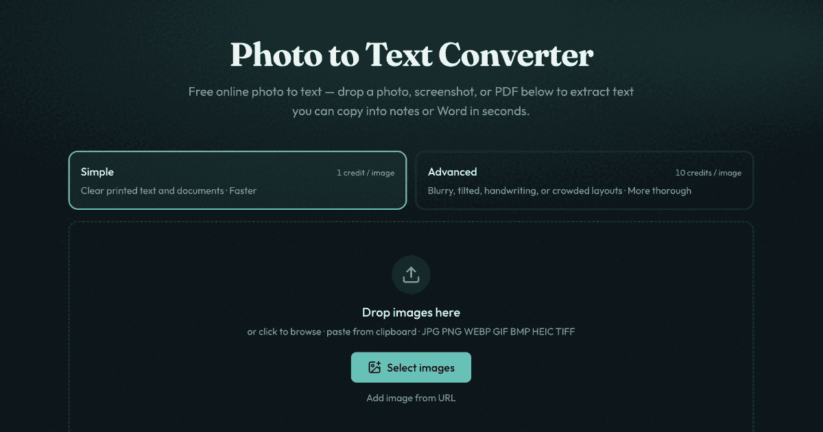 Photo to Text Writing & Translation showing Writing & Translation - Photo to Text Converter - Extract Text from Images Free