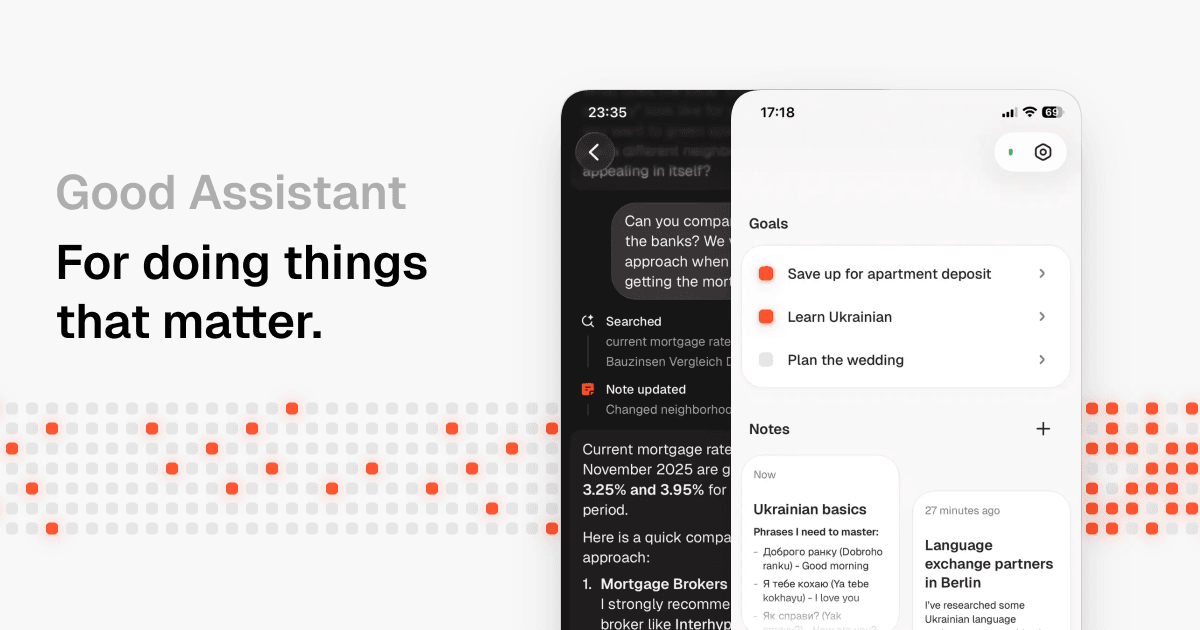 Good-assistant Productivity & Collaboration showing Productivity & Collaboration - A personal AI companion that helps you do