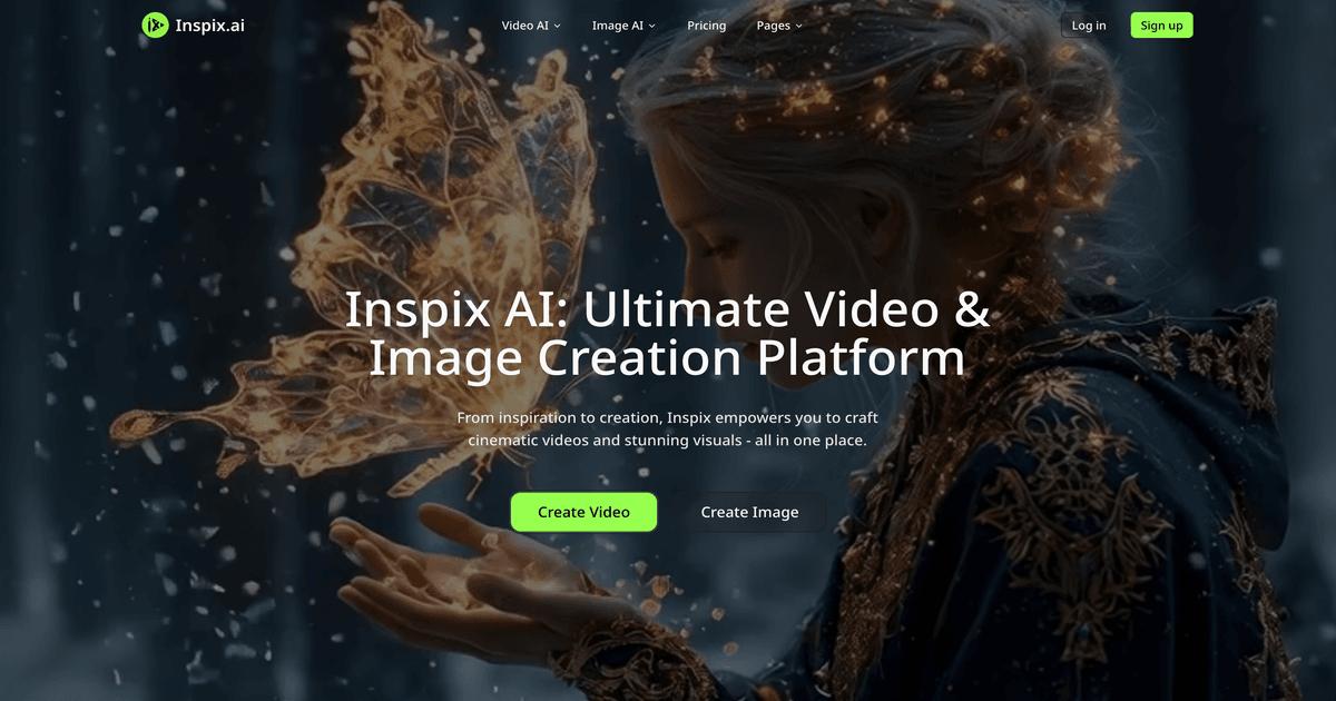 Inspix.ai Video Generation showing Video Generation - Inspix AI video generator creates cinematic, viral-ready videos from te