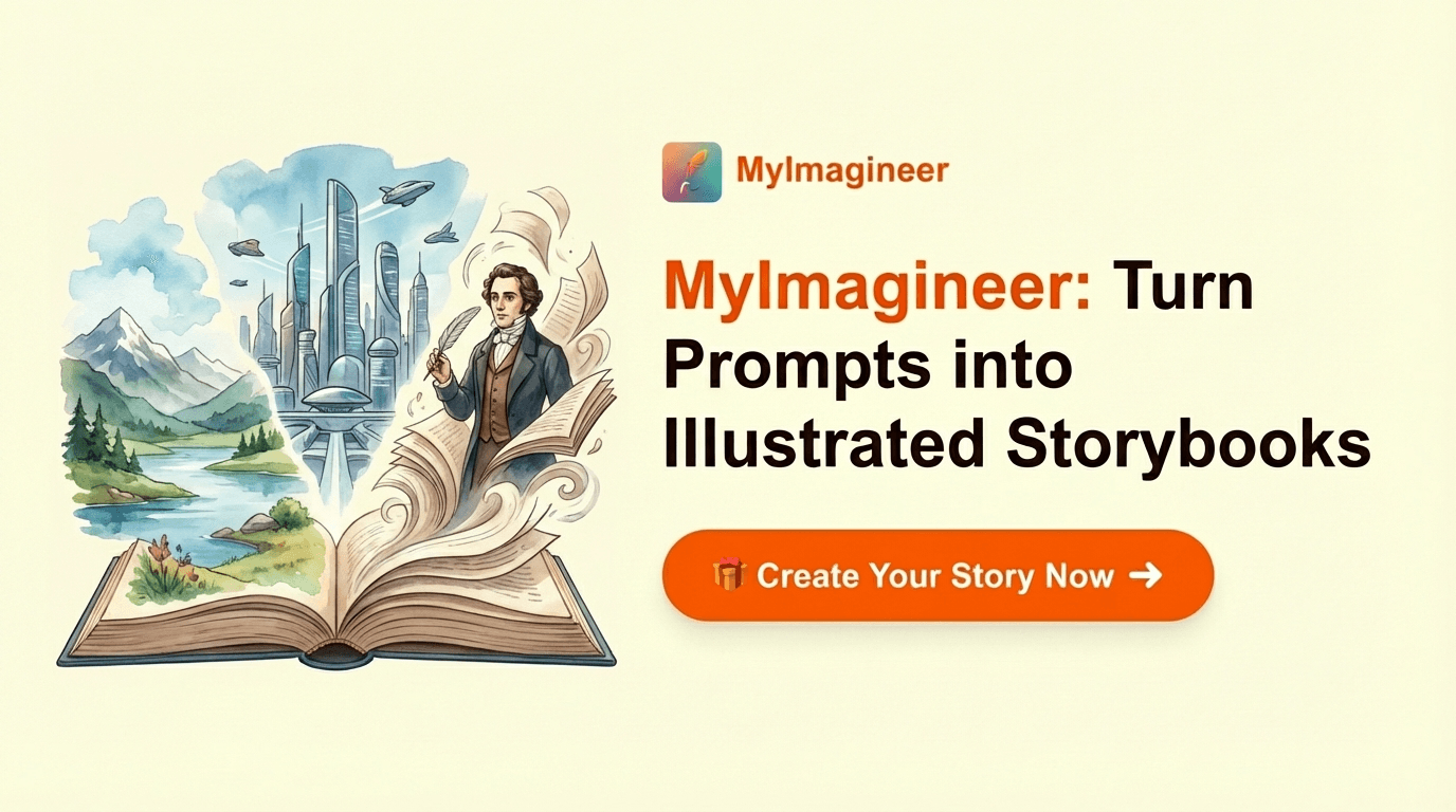 Myimagineer Image Generation showing Image Generation - AI Storybook Generator with Consistency Character | MyImagineer