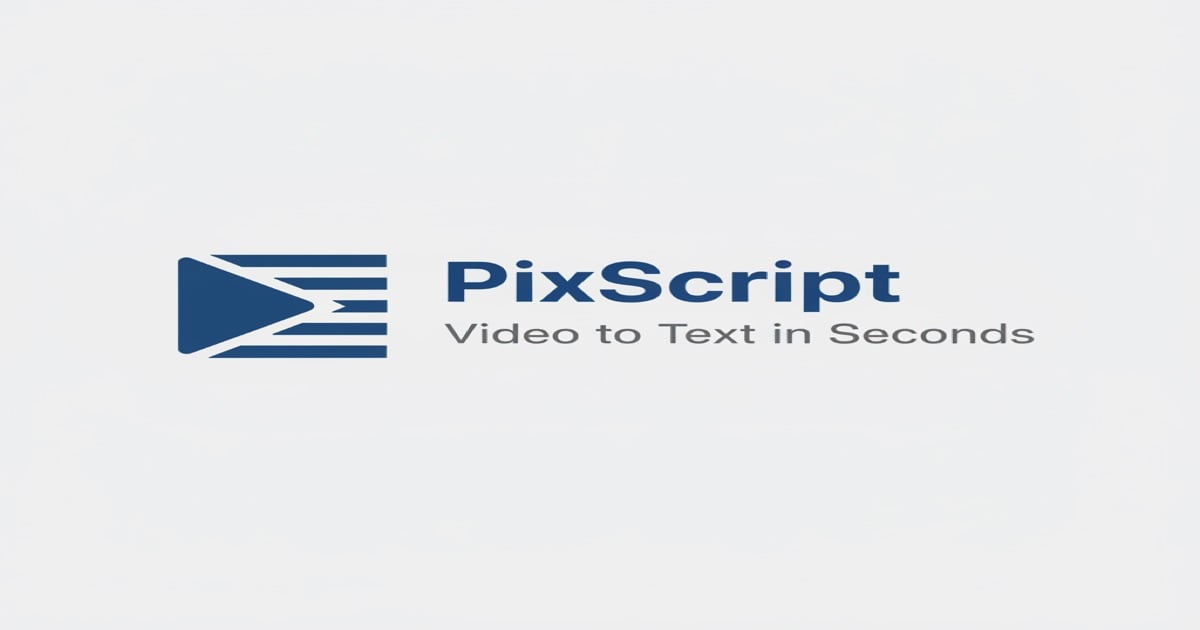 PixScript Writing & Translation showing Writing & Translation - PixScript — Video to Text in Seconds