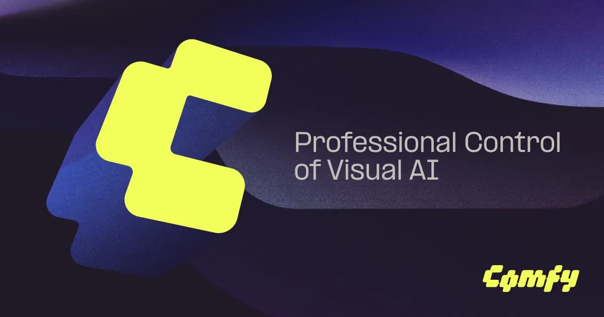 ComfyUI Image Generation showing node-based ai - Professional control of visual AI