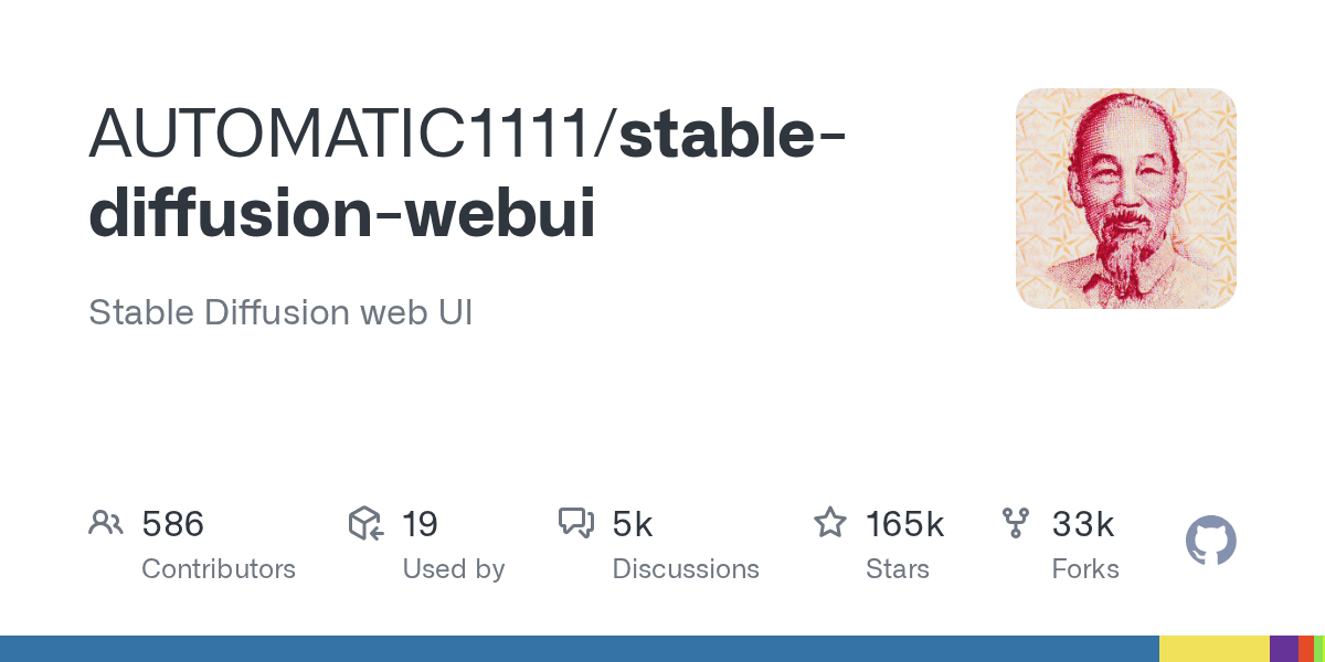 Stable Diffusion web UI (AUTOMATIC1111) Image Generation showing stable diffusion - Stable Diffusion web UI