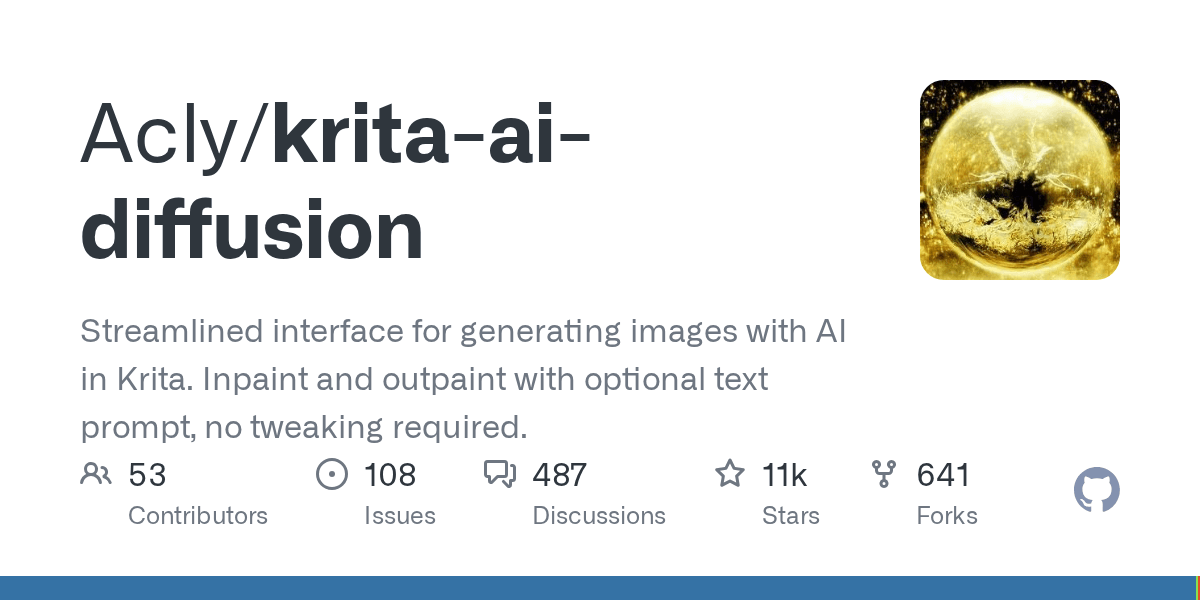 Krita AI Diffusion Image Generation showing Image Generation - Generate images with AI inside Krita