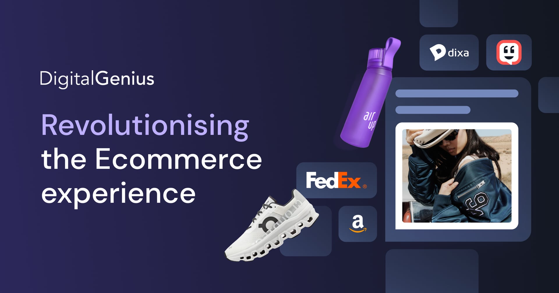 DigitalGenius Conversational AI showing Conversational AI - Transform your customer experience with DigitalGenius – AI-powere