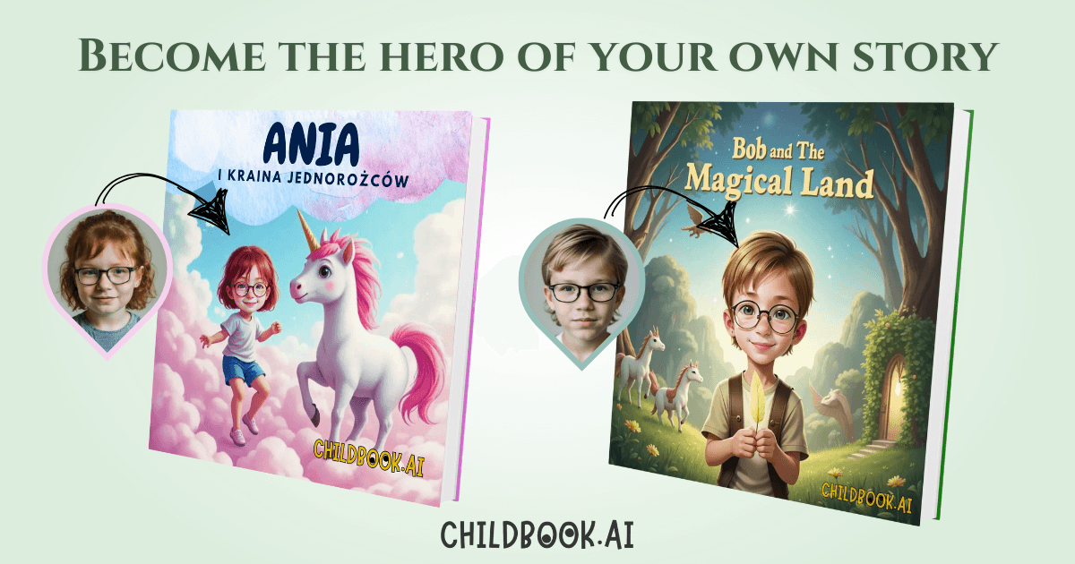 Childbook.ai Conversational AI showing Conversational AI - Create unique, personalized children's books with AI