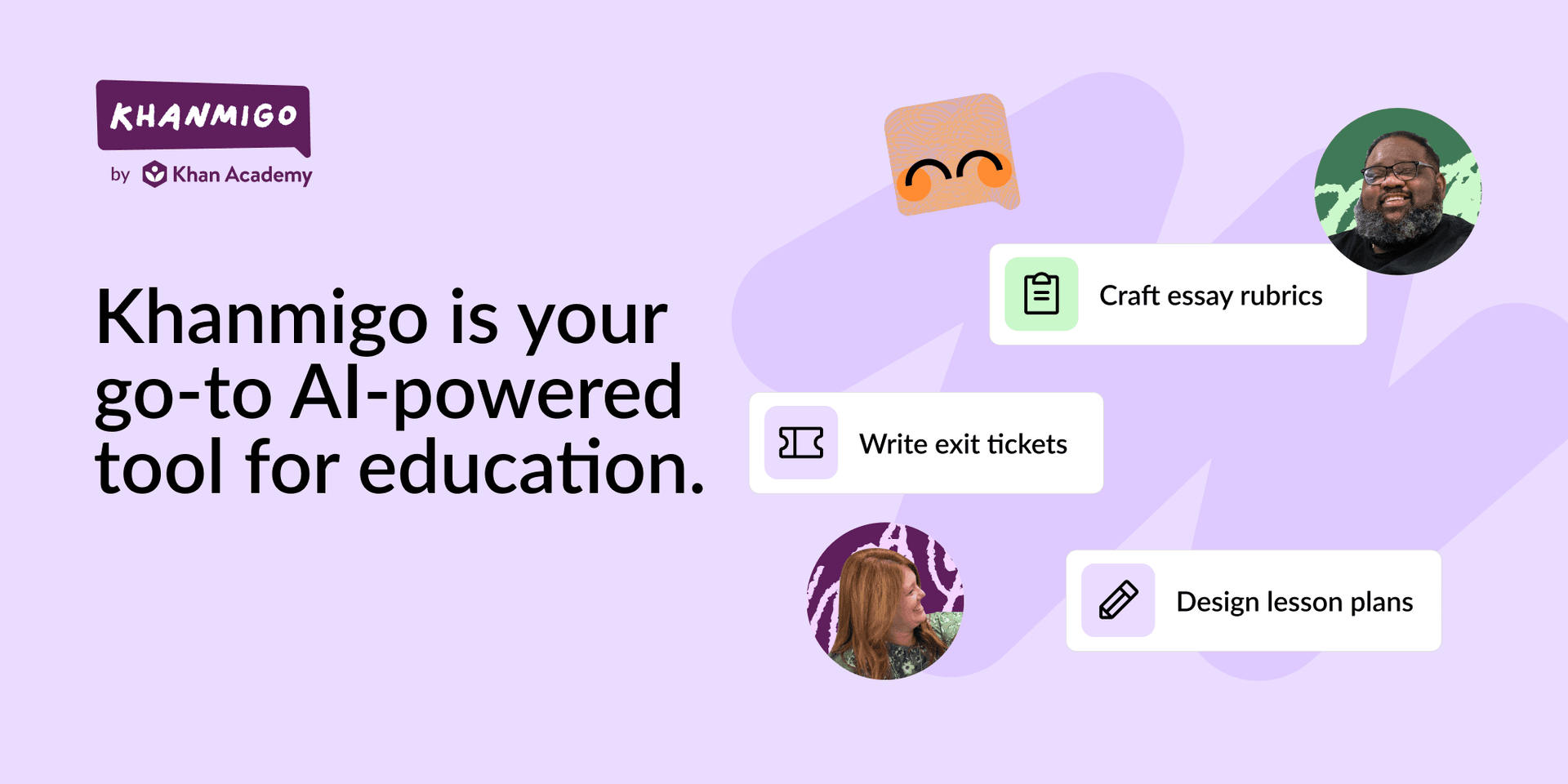 Khanmigo Conversational AI showing Conversational AI - Khan Academy’s AI teaching assistant and tutor