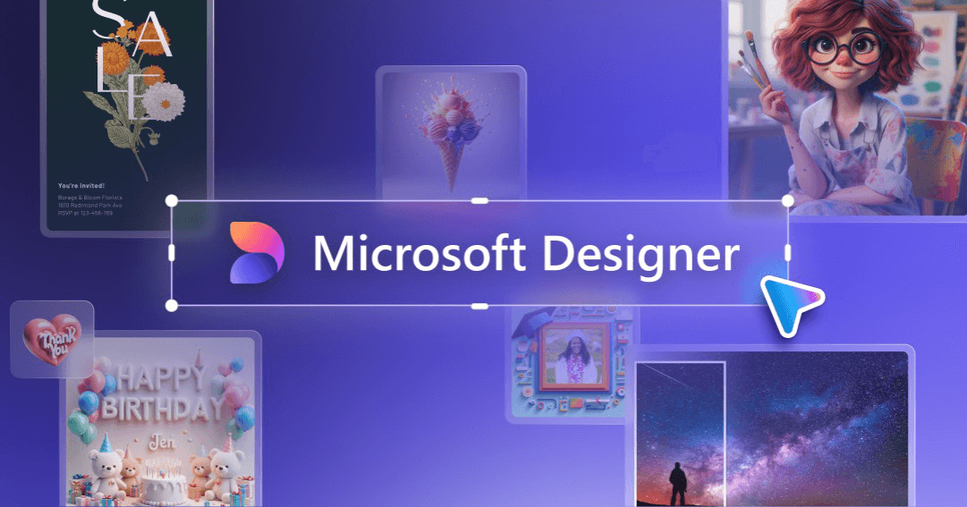 Microsoft Designer Image Generation showing Image Generation - Create stunning designs in seconds with AI