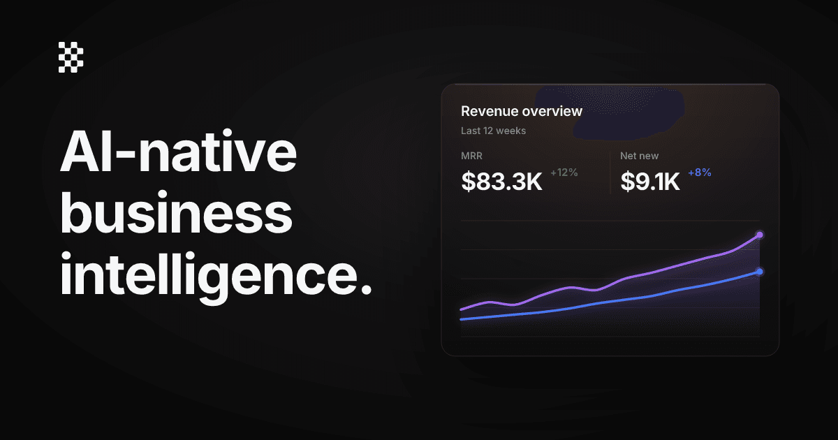 Basedash Data Analytics showing Data Analytics - The AI-native Business Intelligence Platform