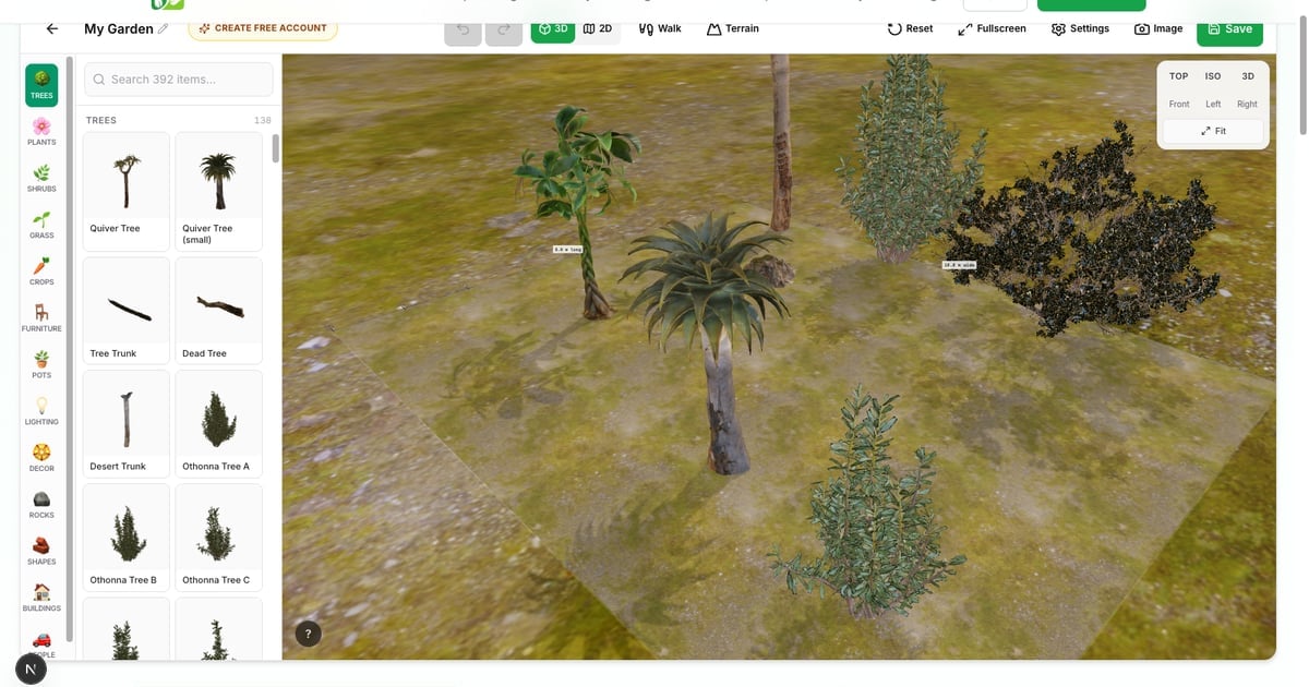 AIGardenPlanner Design showing Design - Transform any garden photo into your ideal design with AI