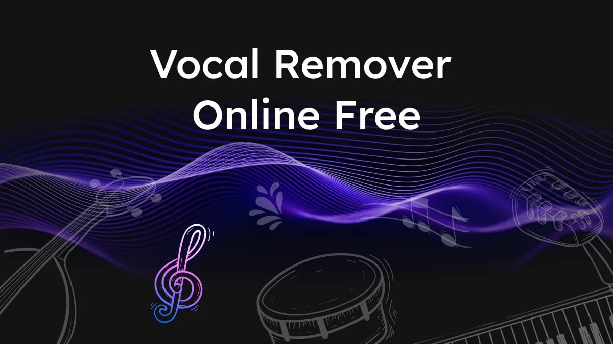 EaseUS Vocal Remover Audio Editing showing Audio Editing - AI-Powered Vocal Remover: Extract Vocals, Create Karaoke & Isolate