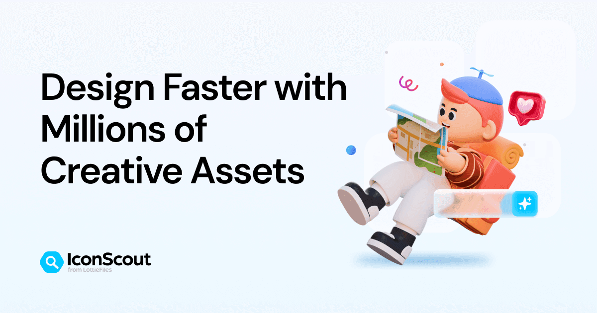 IconScout Design showing design asset marketplace - Find your icons