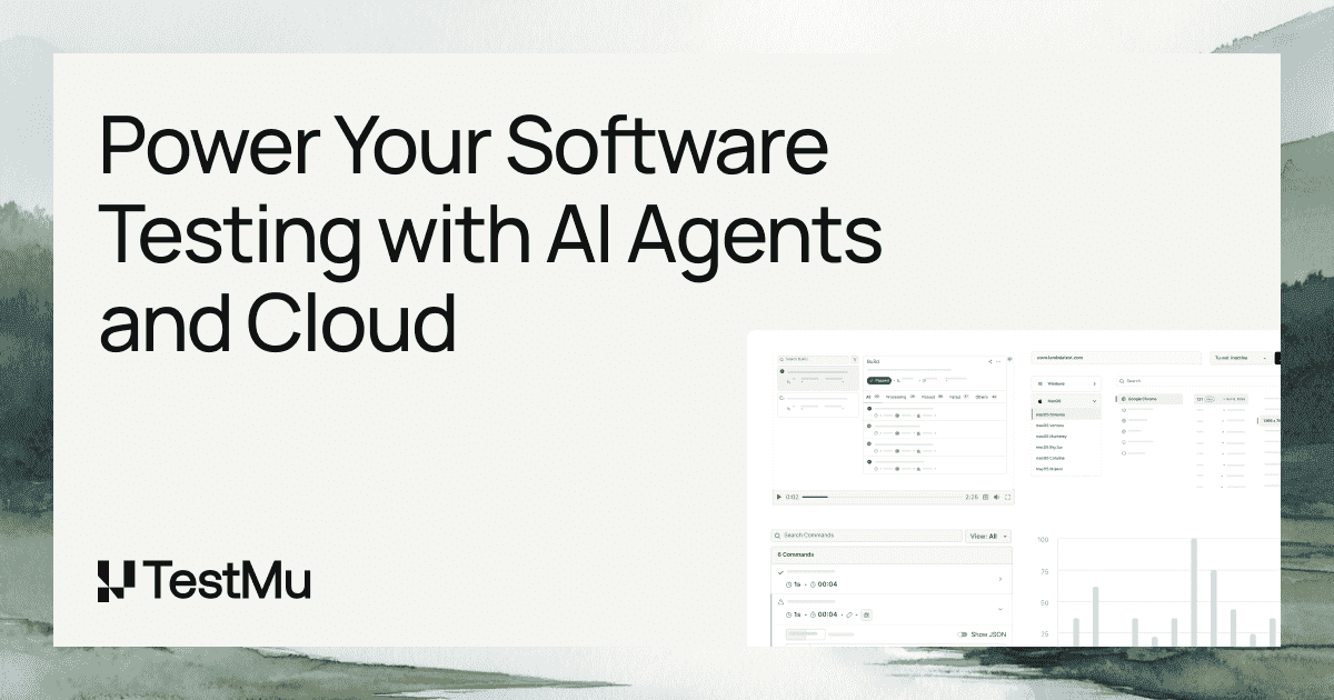 TestMu AI Code Assistance showing ai testing - Power your software testing with AI and cloud
