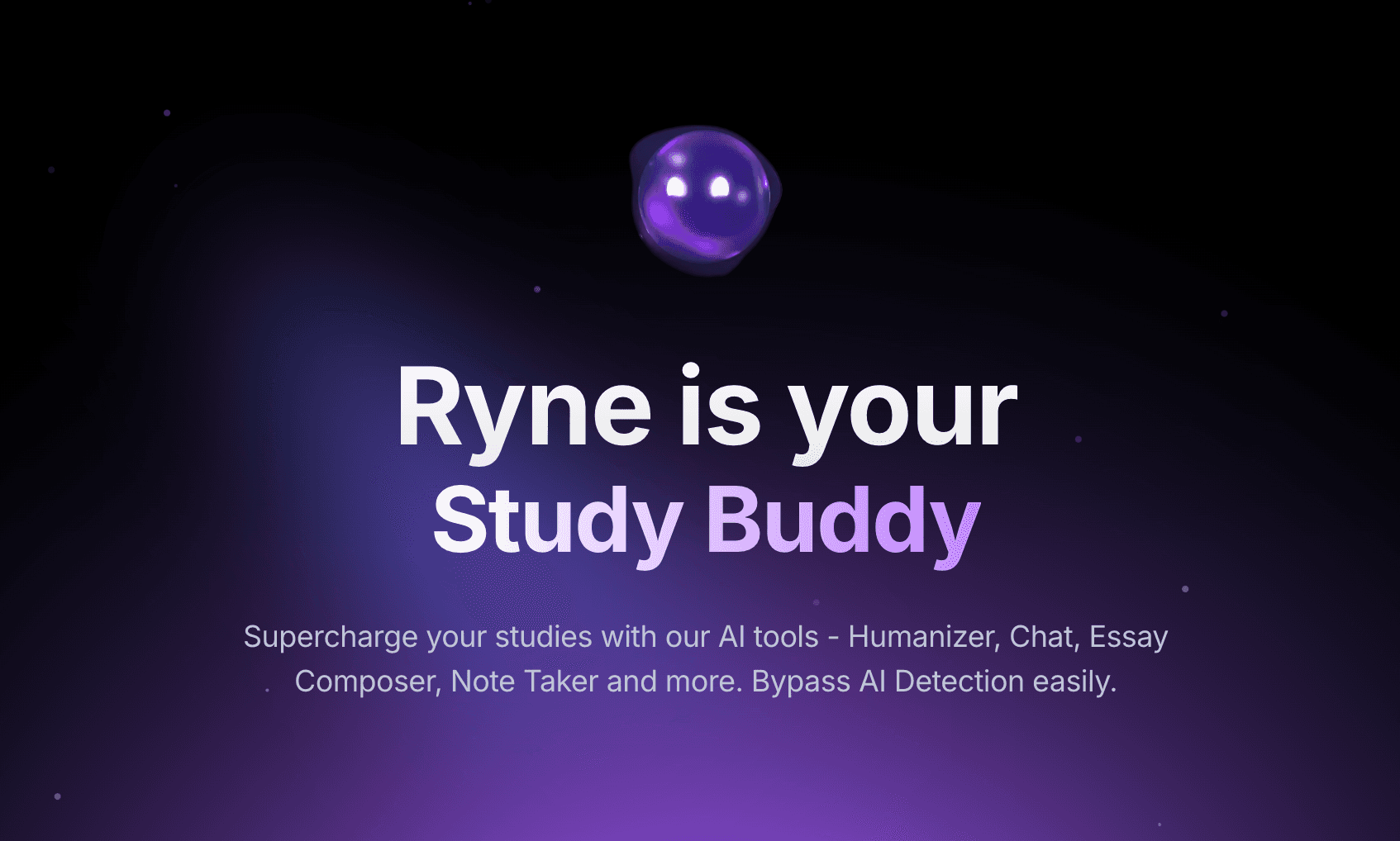 Ryne AI Conversational AI showing conversational ai - AI Humanizer & Detection Bypass for Academic Excellence
