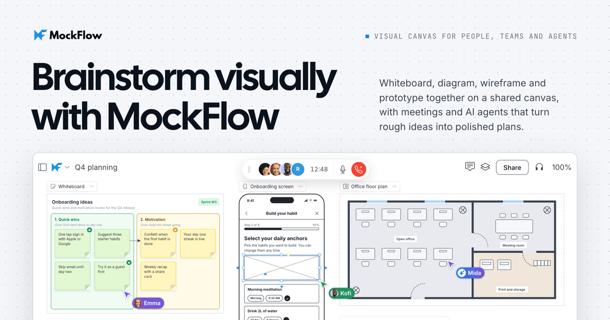 MockFlow Design showing Design - Online Wireframing and Product Design Tool