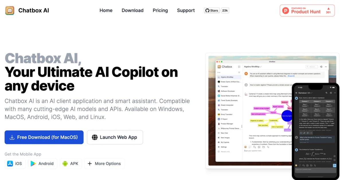 Chatbox AI Conversational AI showing chatbot - Conversational AI made easy!