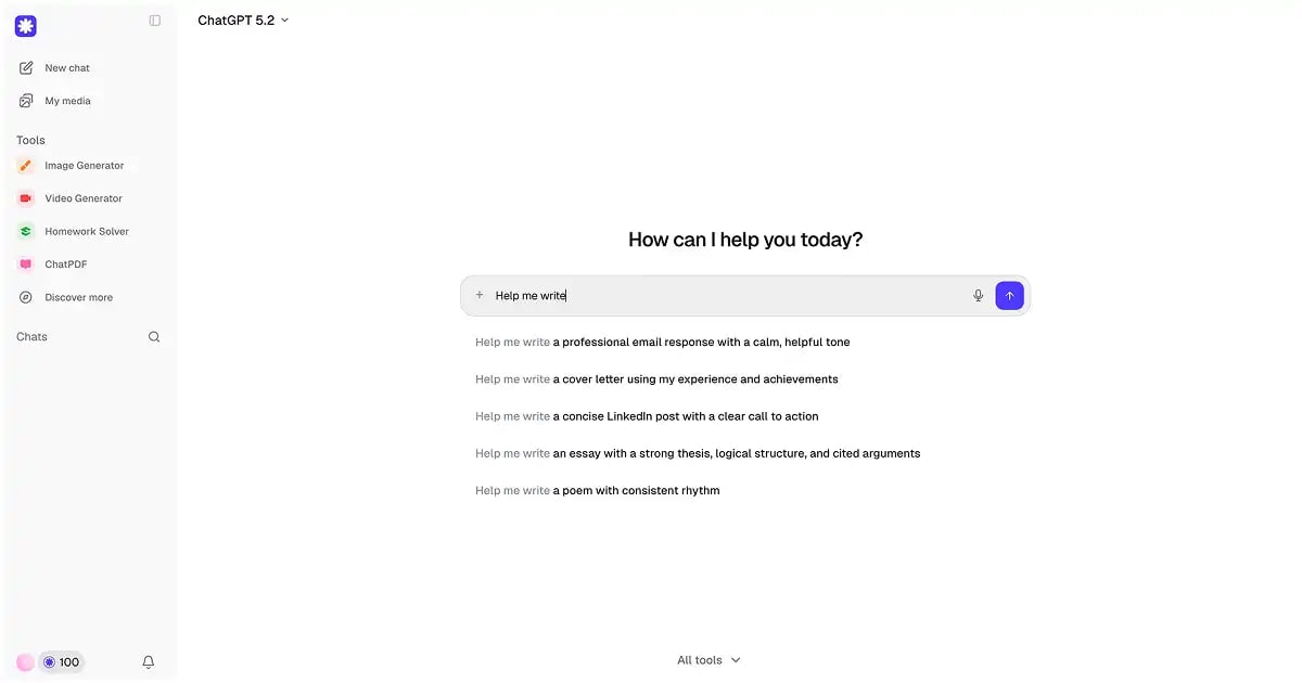 Overchat AI Conversational AI showing Conversational AI - Unlock powerful conversations, creativity, and productivity with Ov