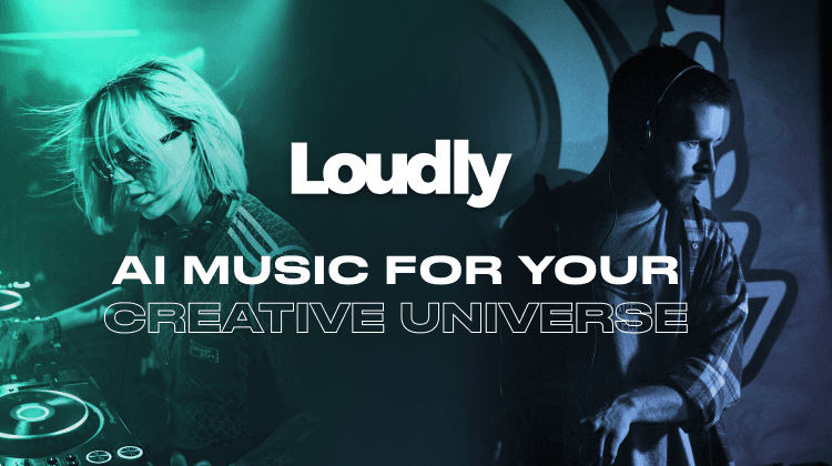 Loudly Audio Generation showing ai audio enhancement - Create AI music in seconds