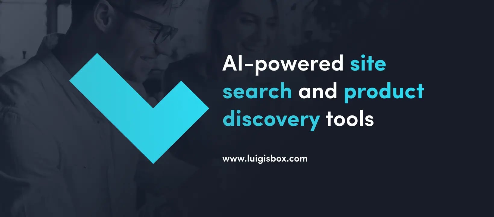 Luigi's Box Search & Discovery showing Search & Discovery - Unlock your e-shop's potential with AI-powered site search and pr