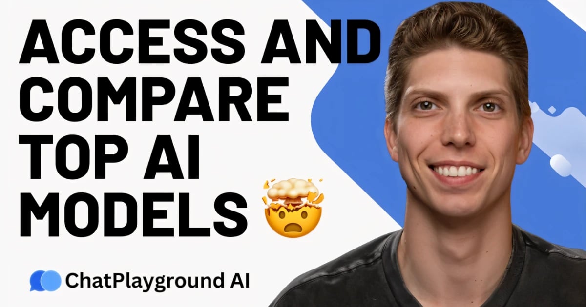 ChatPlayground Conversational AI showing Conversational AI - The #1 Platform for Comparing AI Models