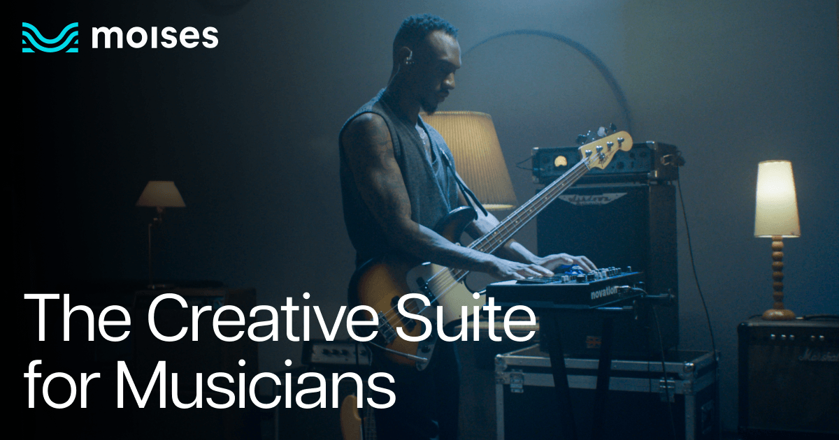 Moises Audio Editing showing Audio Editing - The Musician's AI App