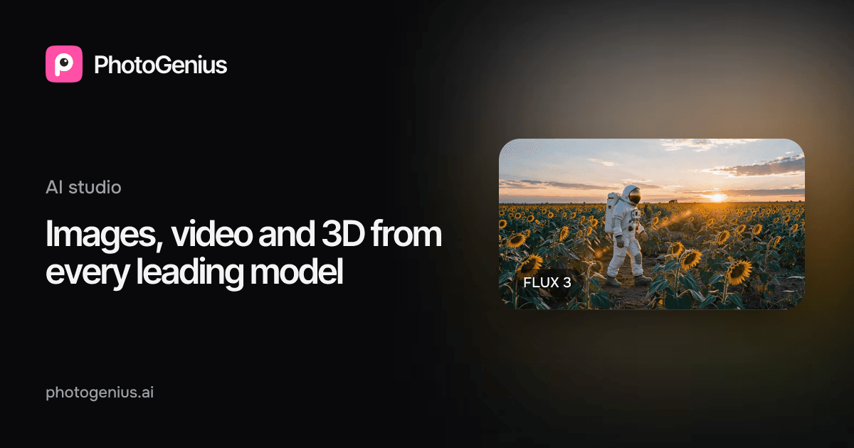 PhotoGenius.ai Image Generation showing ai image generation - AI-powered art and visuals in one click.