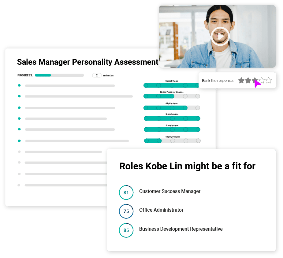 Cangrade Conversational AI showing Conversational AI - Transforming hiring through AI