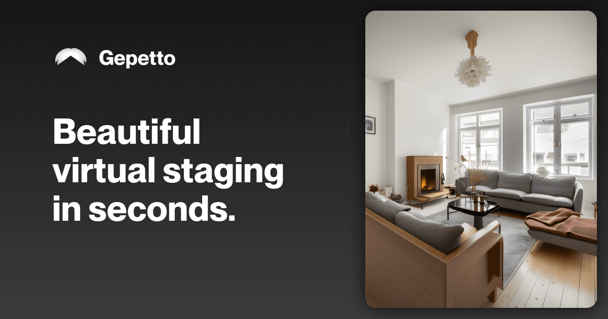 Gepetto AI Image Generation showing Image Generation - Redesign Your Space in Seconds with AI