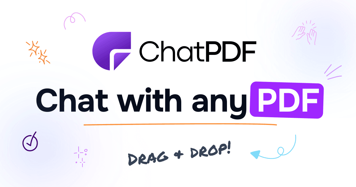 ChatPDF Conversational AI showing Conversational AI - Chat with any PDF – Instantly understand, organize, and analyze your do