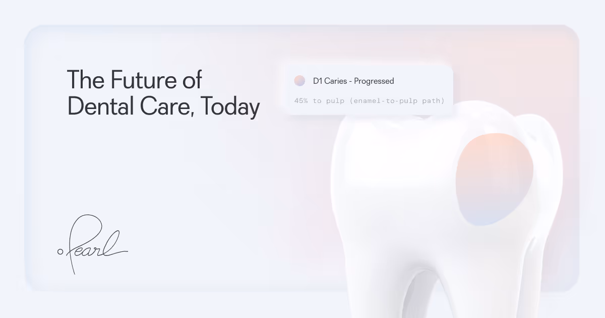 Pearl Conversational AI showing Conversational AI - Elevating Dental Care with AI