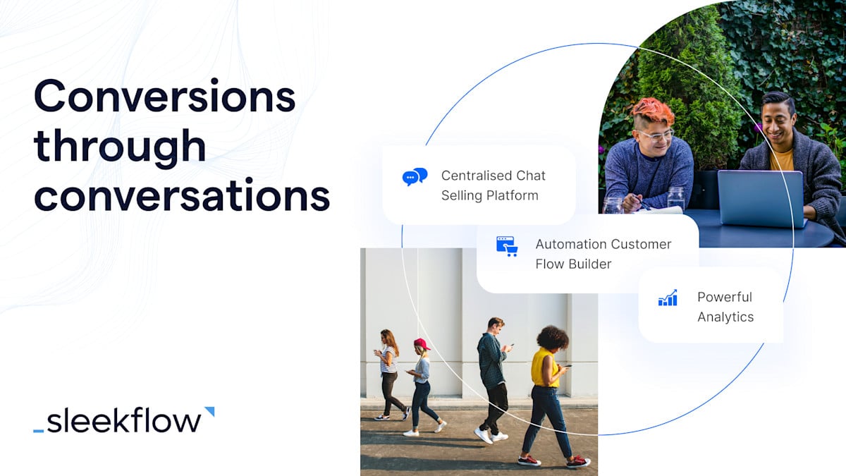 SleekFlow Conversational AI showing Conversational AI - Elevate Customer Conversations