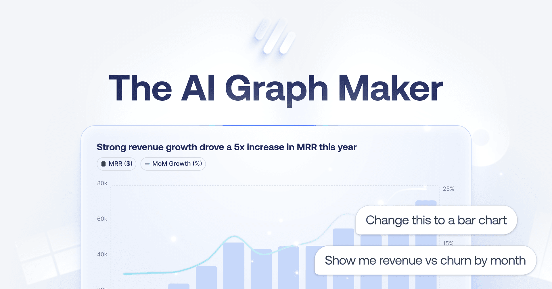 Graphy Data Analytics showing Data Analytics - From messy data to beautiful graphs in a click