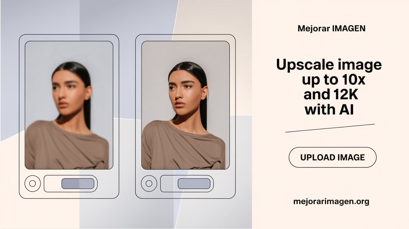 Mejorar Imagen Design showing Design - Amplify Your Images to 10x Resolution with AI