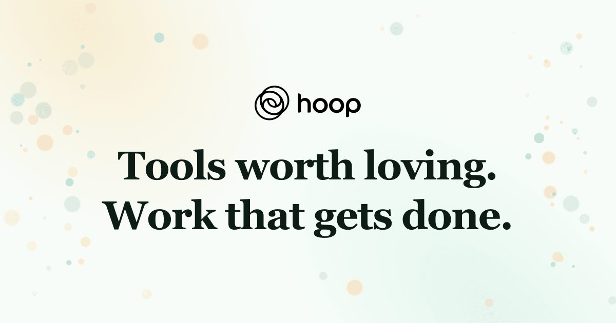 Hoop Conversational AI interface showing Conversational AI and features