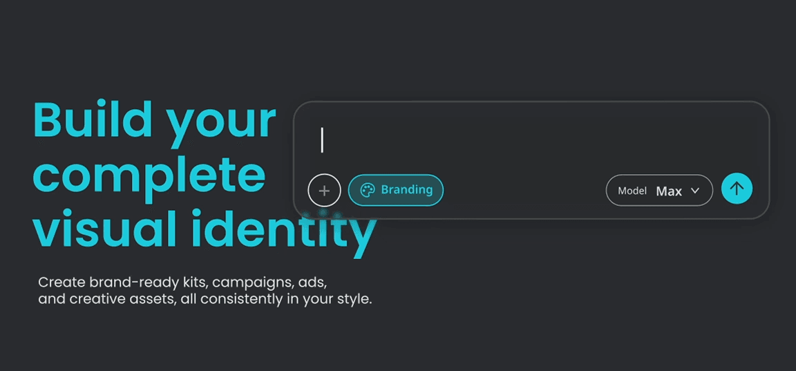 Designs.ai Design showing graphic design - Unleash your creativity with AI