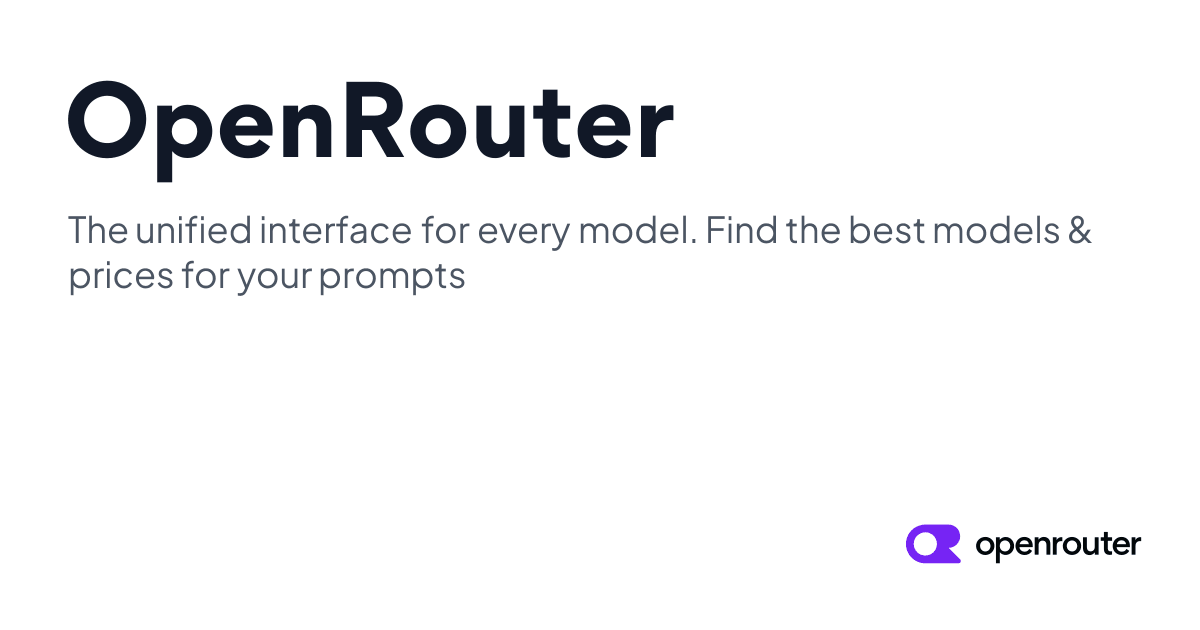 OpenRouter Conversational AI showing Conversational AI - The Grid Operator AI Needs