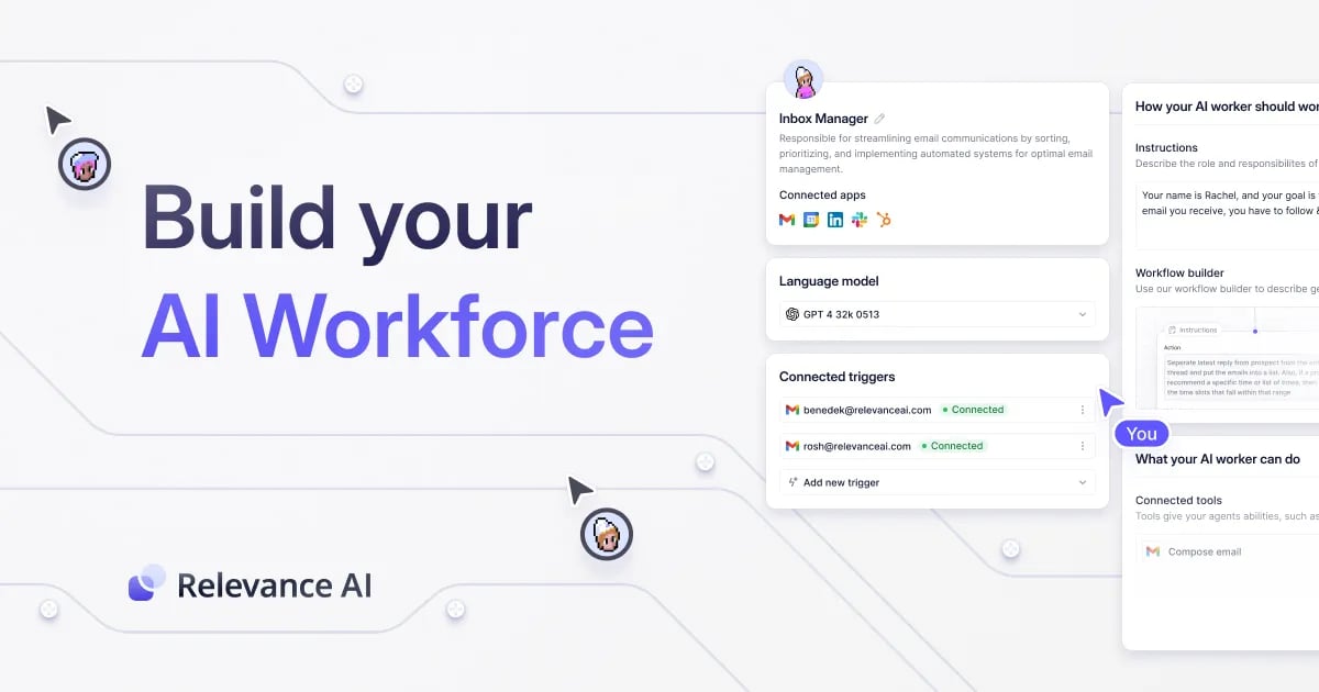 Relevance AI Conversational AI showing Conversational AI - Powerful AI for Content Relevance