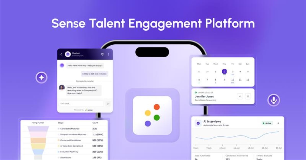 Sense Conversational AI showing Conversational AI - Unlock the power of AI for your business