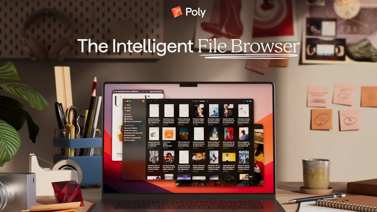 Poly 3D Generation showing 3D Generation - AI-native cloud file browser for your creative assets