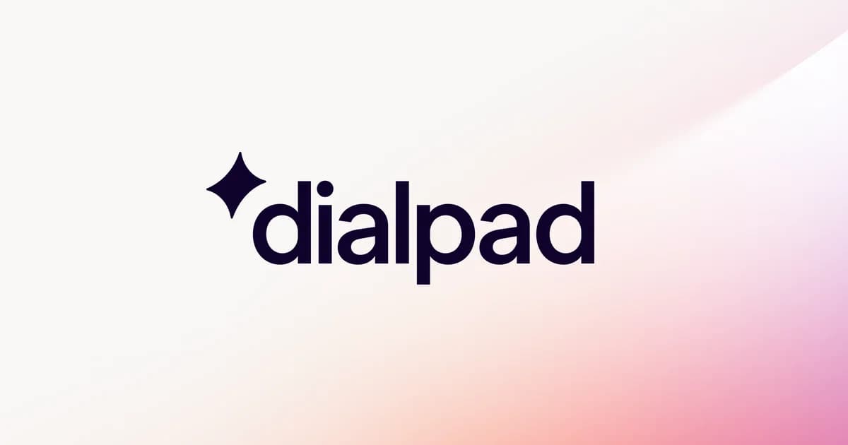 Dialpad Conversational AI showing ai-powered communications - The AI-powered communications and contact center platform