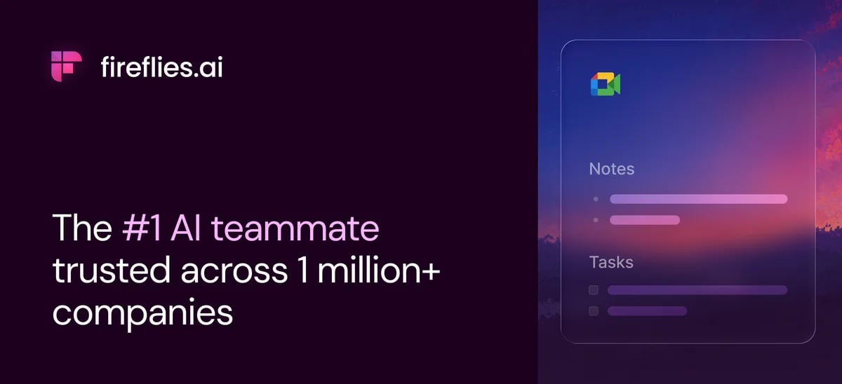 Fireflies.ai Productivity & Collaboration showing Productivity & Collaboration - AI teammate to record, transcribe, summarize