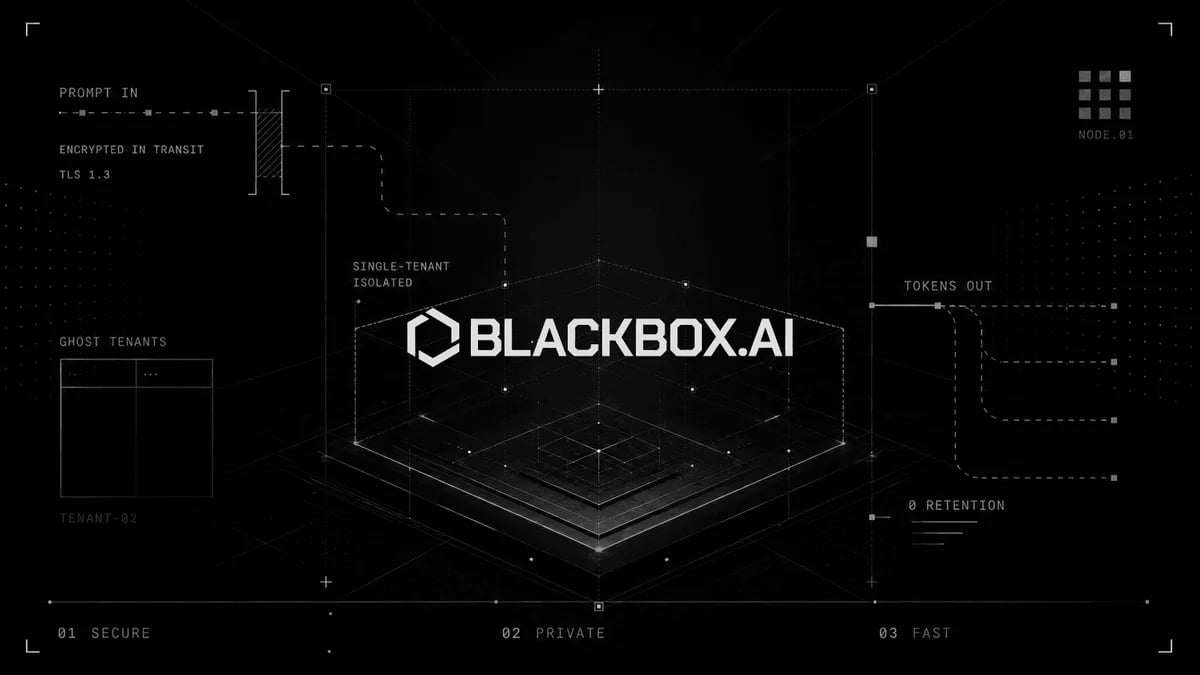 BLACKBOX.AI Code Assistance showing Code Assistance - Your 24/7 AI pair programmer powering autonomous development.
