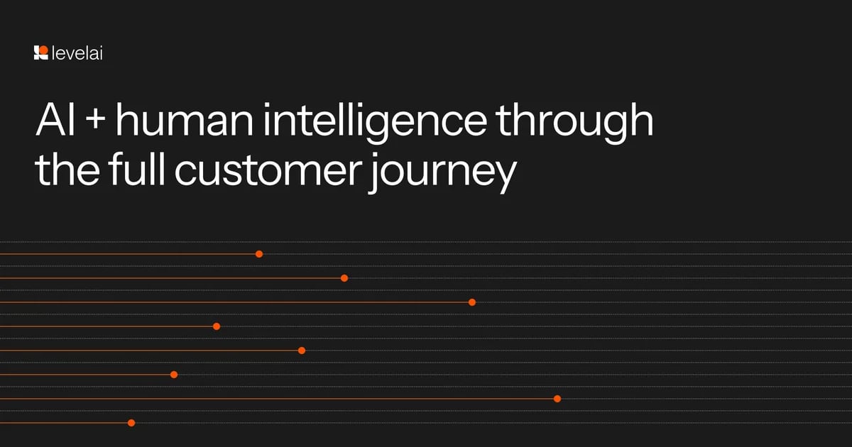 Level AI Conversational AI showing Conversational AI - Human-Quality AI for Every Customer Interaction