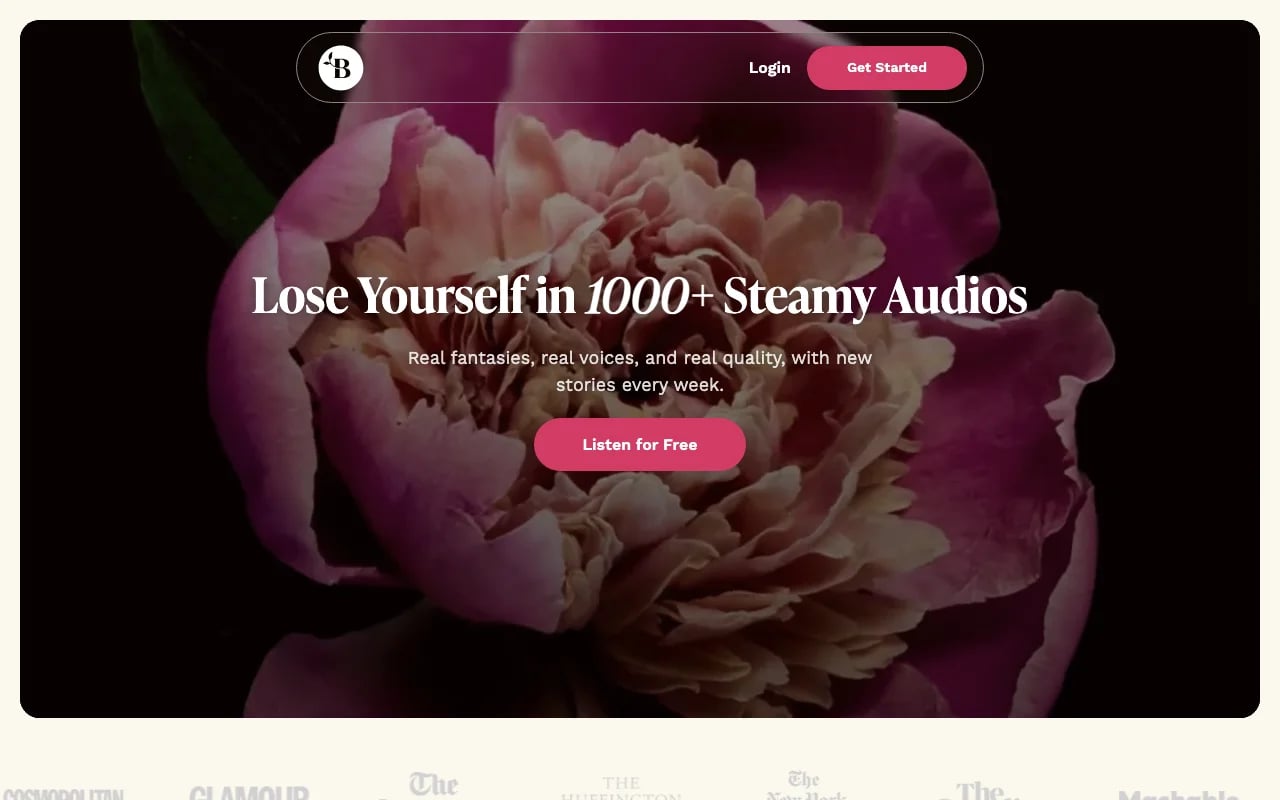 Bloom Stories Audio Generation showing Audio Generation - Spicy Audio Stories