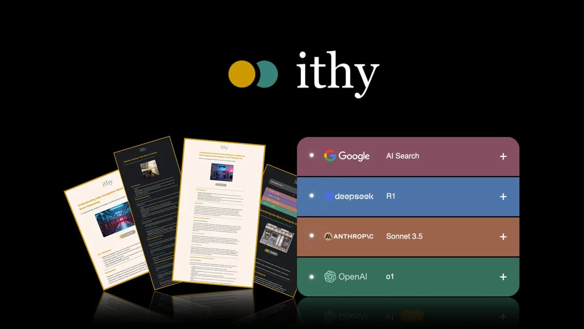 Ithy Conversational AI showing Conversational AI - Combining the world's best AIs for deeper, more reliable answers