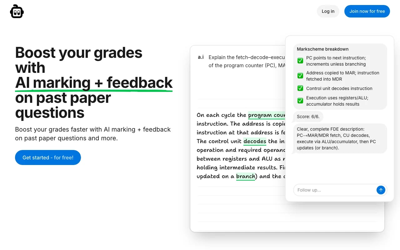 Alevels.ai Productivity & Collaboration showing Productivity & Collaboration - Empowering students with AI-driven learning