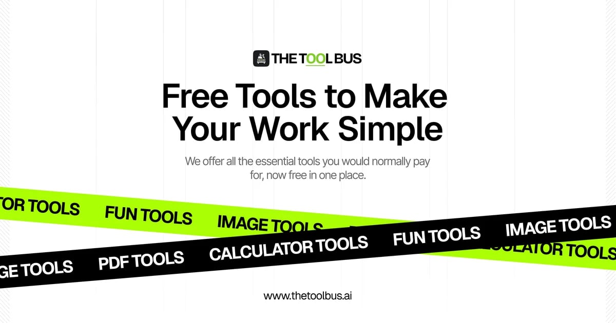 TheToolBus.ai Productivity & Collaboration showing Productivity & Collaboration - Unlocking the Power of AI for Everyone